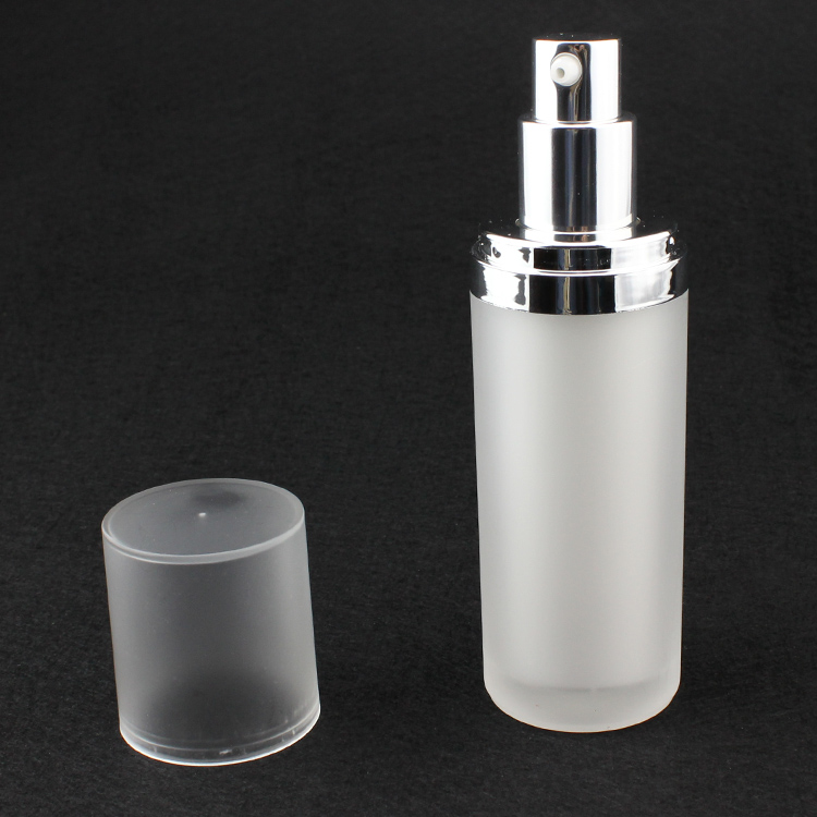 Round Acrylic Airless Pump Bottle Cospack