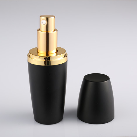 35ml Matt Black cream bottle