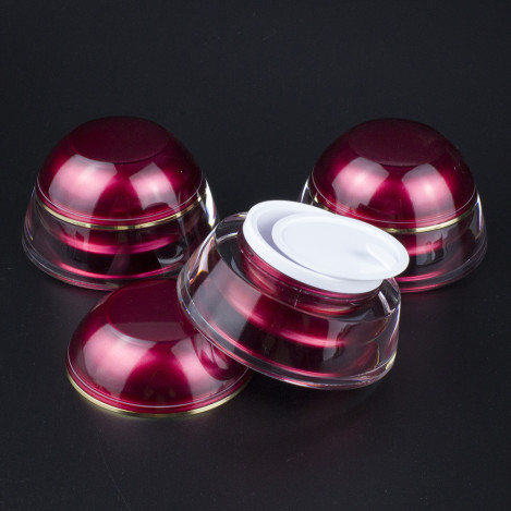 red color tower acrylic jars