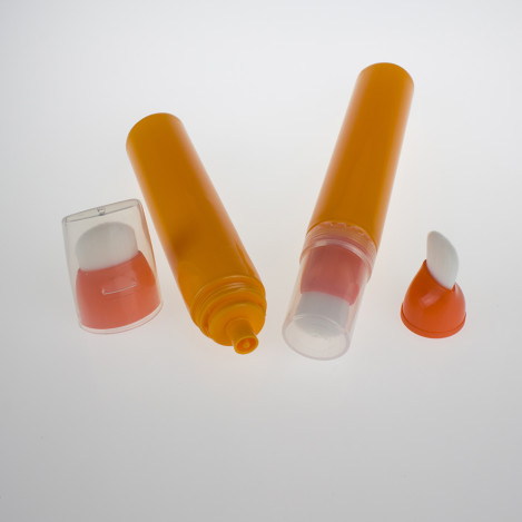 plastic tube with brush head