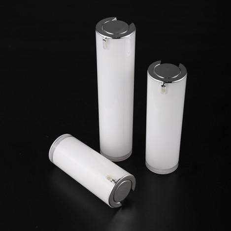 white airless lotion pump bottles