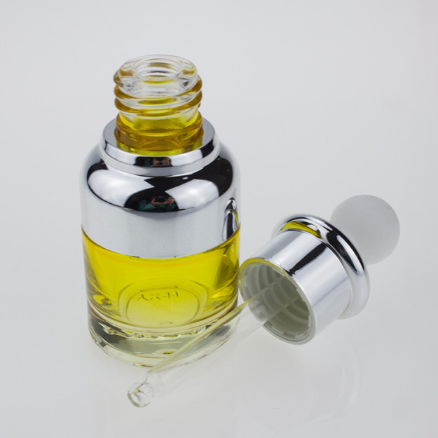 yellow glass bottles for essential oils