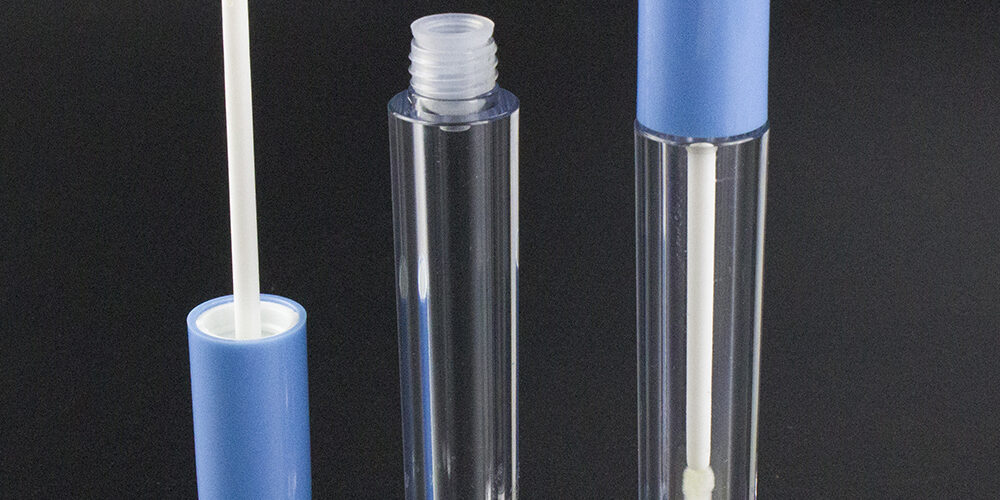empty lip gloss tubes with brush