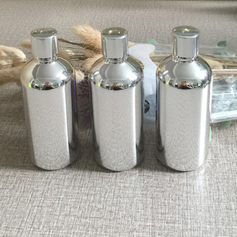 essential oil silver bottle