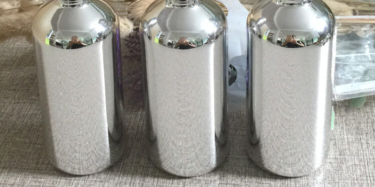 essential oil silver bottle