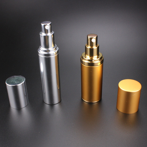 luxury gold and silver airless pump packaging wholesale