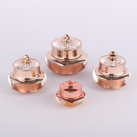 crown 15ml 30ml 50ml Acrylic Cosmetics Containers