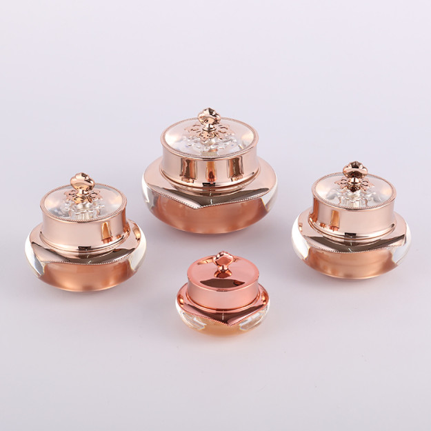 crown 15ml 30ml 50ml Acrylic Cosmetics Containers