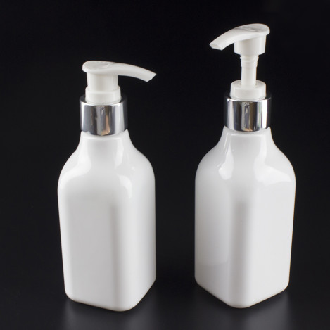 200ml white body lotion pump bottle