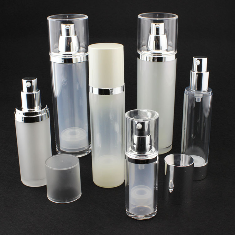 Download round acrylic airless pump bottle - CosPack