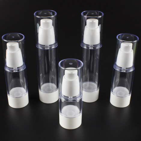 15ml 30ml 50ml plastic airless bottles