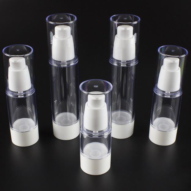15ml 30ml 50ml plastic airless bottles