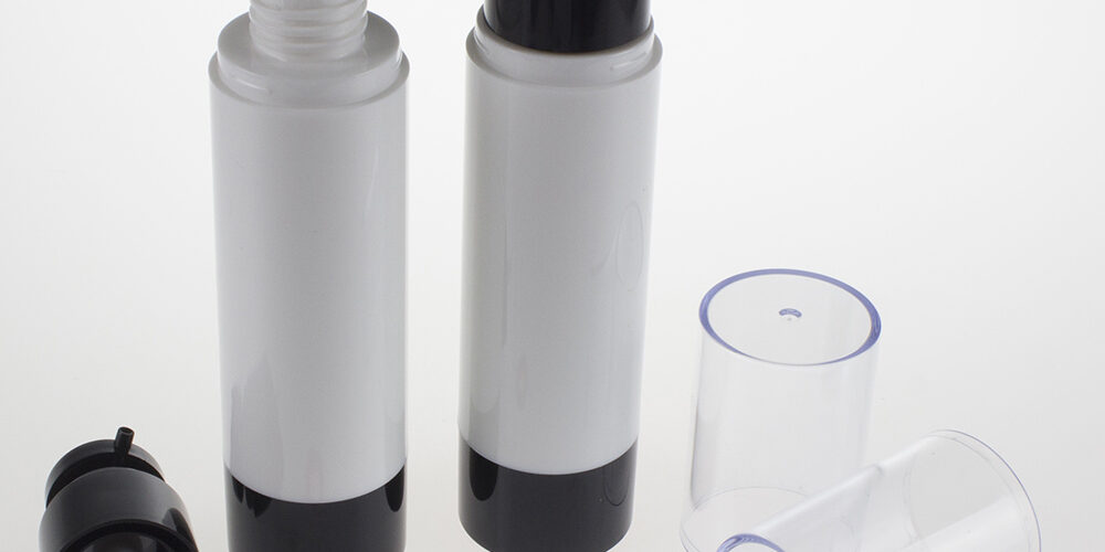 50ml cosmetic bottle with airless dispenser