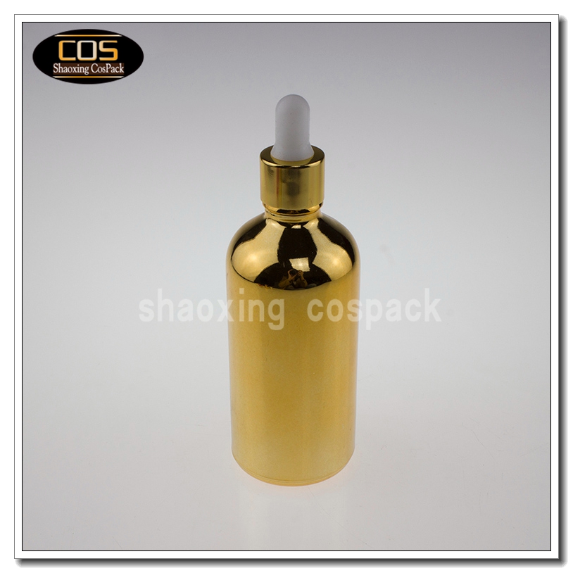 100ml Gold glass dropper bottle suppliers