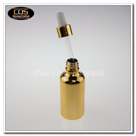 50ml gold glass dropper bottles wholesale