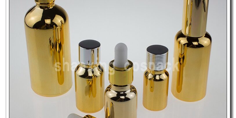 gold and silver glass dropper bottles wholesale