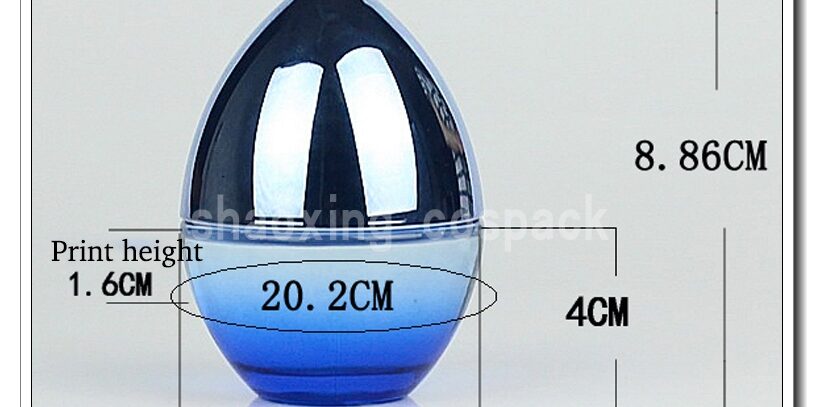 empty Glass jar 50ml for sink care