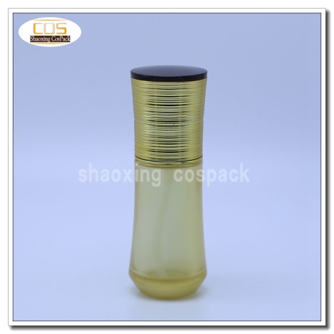 gold 40ml Glass Pump bottle