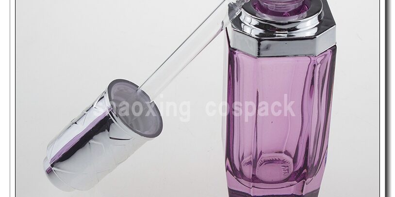 empty glass dropper bottle