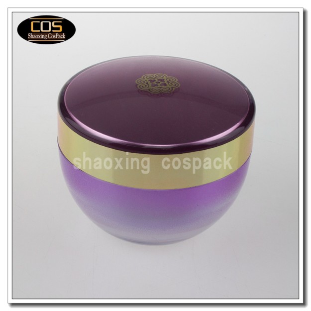 50g purple acrylic cream jars