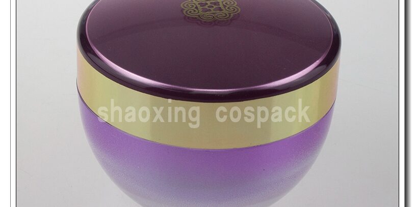 50g purple acrylic cream jars