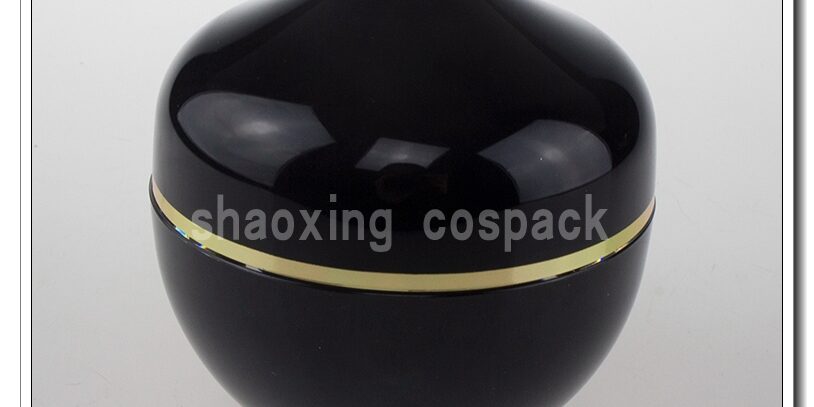 black cream containers