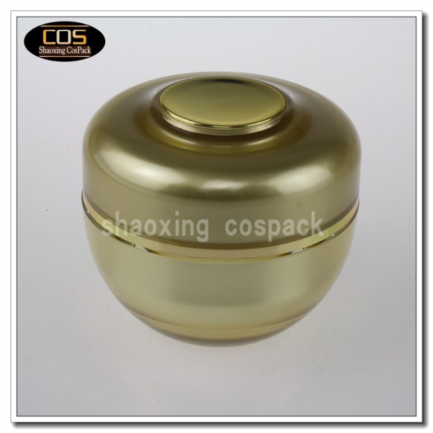 gold cream containers