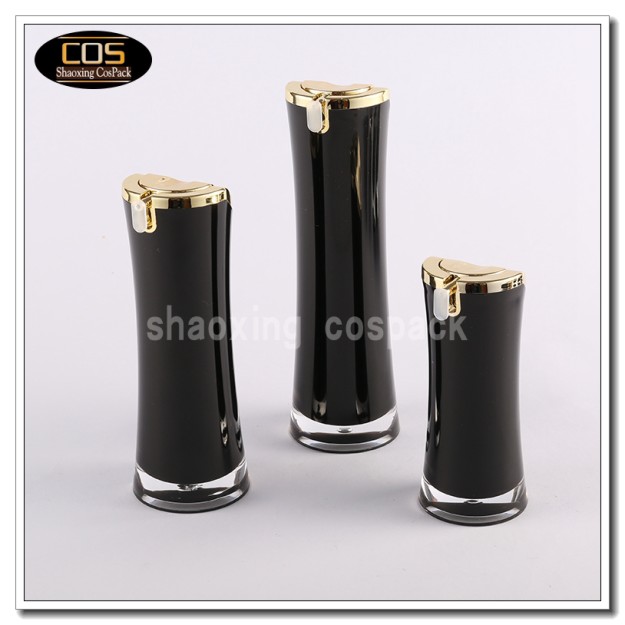 black luxury lotion packaging wholesale