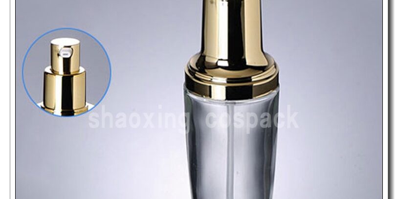 pump bottles with gold lids