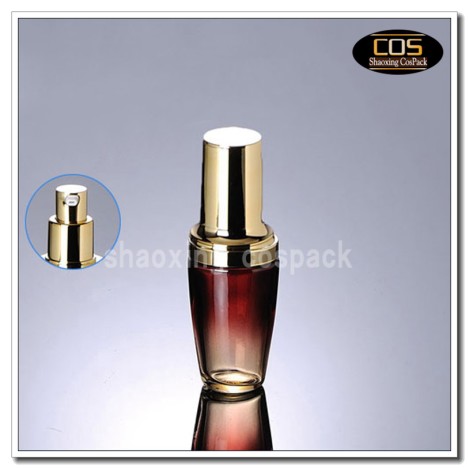 30ml red glass serum packaging supplies
