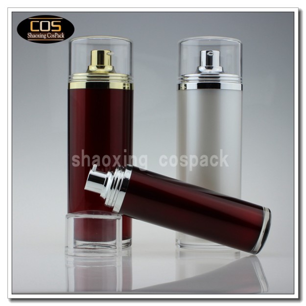 plastic cometic airless containers with lids