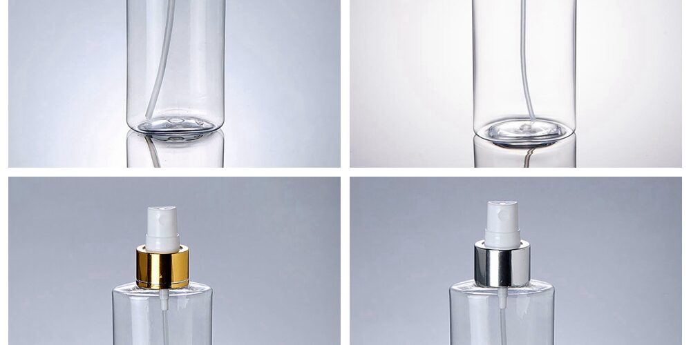 200 ML 120 ml Transparent Spray Pump PET Bottles