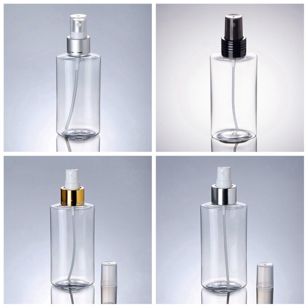 200 ML 120 ml Transparent Spray Pump PET Bottles