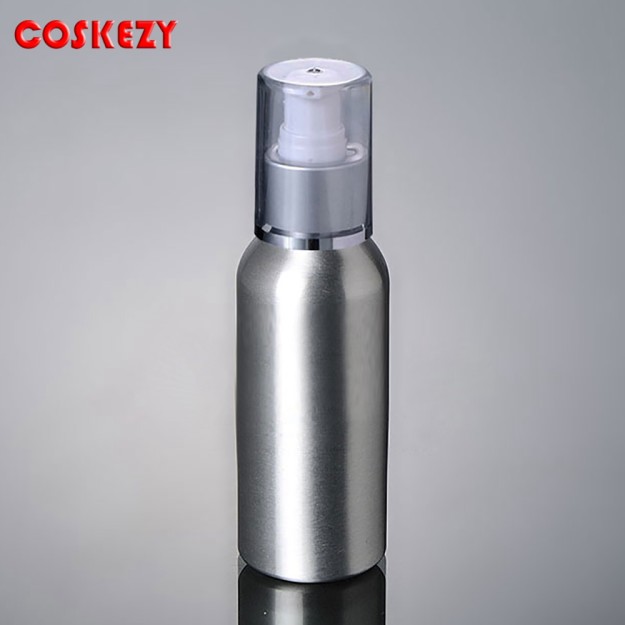 Aluminum Skincare Bottle With Pump/Spray/Screw Cap 30ml 50ml 100ml