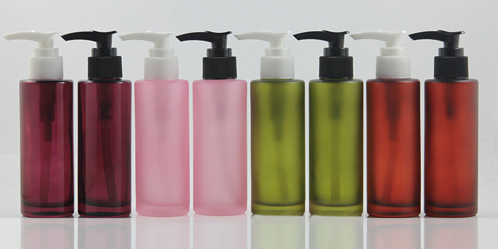 China Manufactures 100ml Lotion Pump Glass Bottles