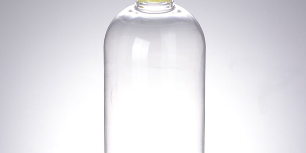 Empty 500ml Transparent Plastic Toner Bottle