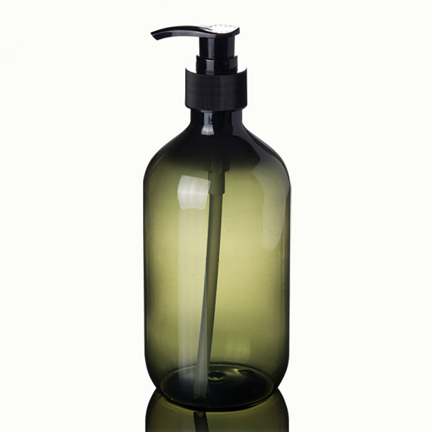 Green Lotion Plastic Bottle, Shampoo Bottle