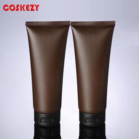 Wholesale Green/Amber 100ml Plastic Cosmetic Wash Milk Container