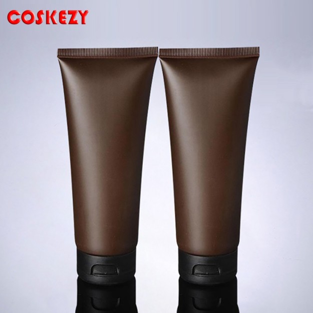 Wholesale Green/Amber 100ml Plastic Cosmetic Wash Milk Container