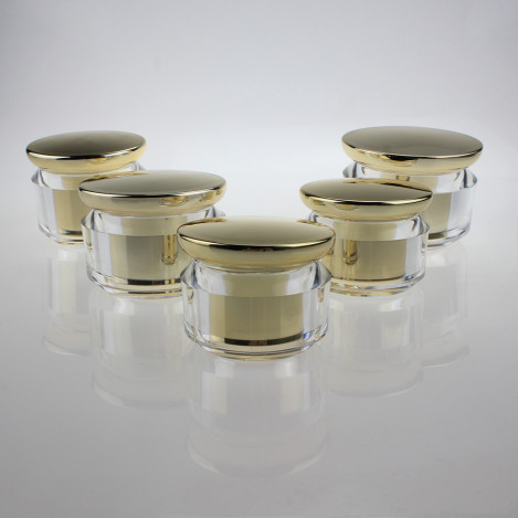 Hot Full Size Acrylic plastic Cream Jar