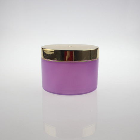 Empty 200g Purple Cosmetic Container With Screw Cap
