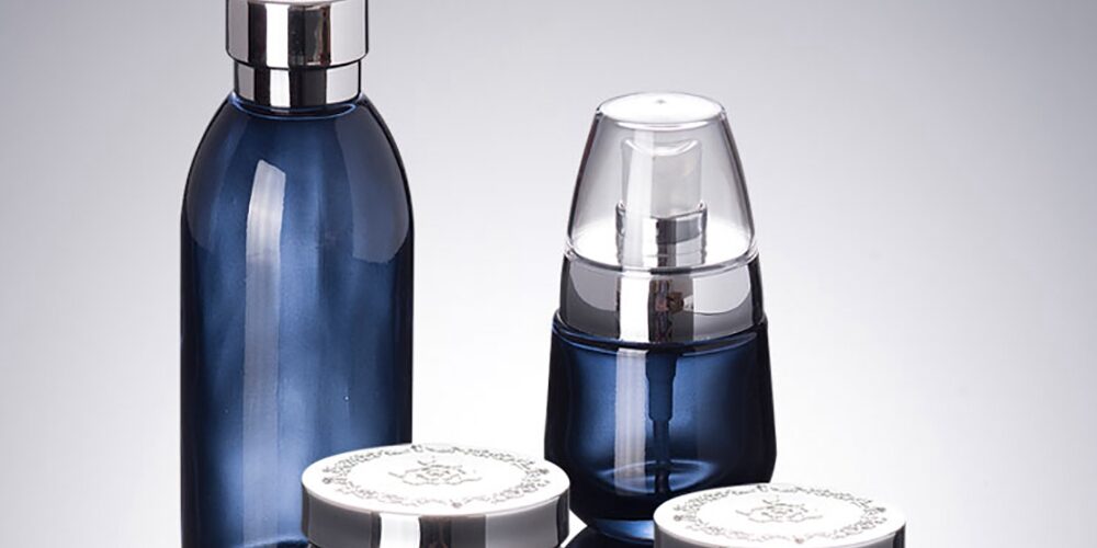 Luxury Skincare Packaging, Glass Bottle And Cream Jar