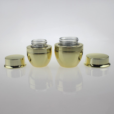 Luxury Gold Glass Cream Containers 30g 50g