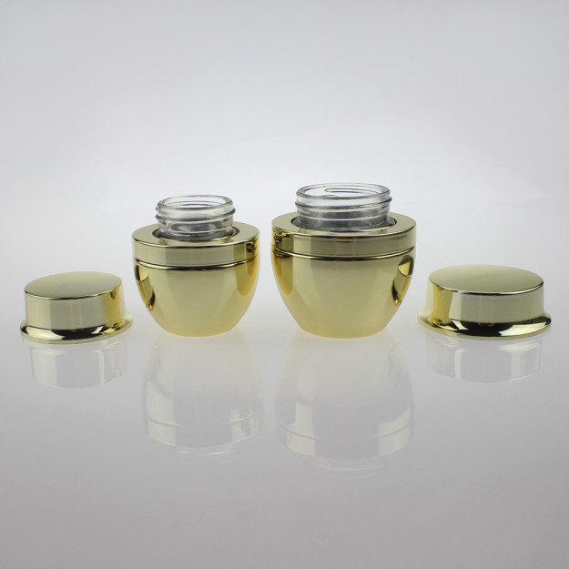 Luxury Gold Glass Cream Containers 30g 50g