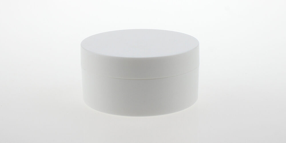 High Quantity White PET Plastic Cosmetic Cream Jar