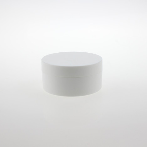 High Quantity White PET Plastic Cosmetic Cream Jar
