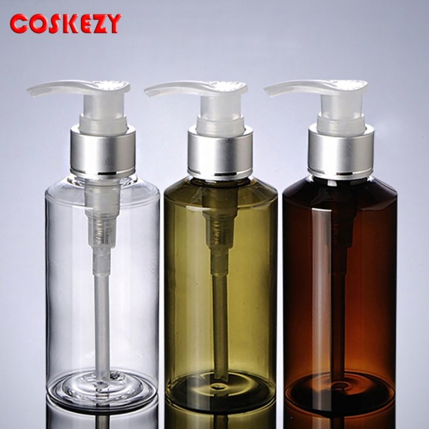 PET Plastic Bottles Manufactures With Lotion Pump Cap