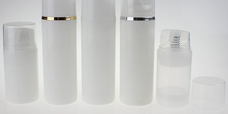 White And Clear Airless Pump Packaging 50ml 100ml