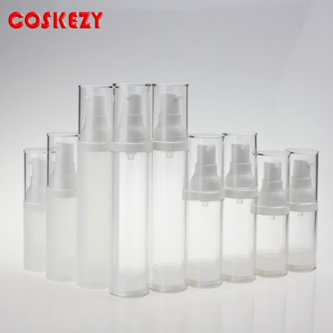 Airless Plastic CosAirless Plastic Cosmetic Container  bottlemetic Comtainer