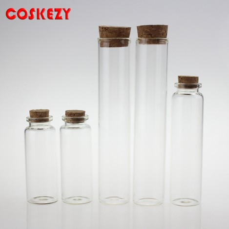 Clear Empty Wishing Bottle With Cover